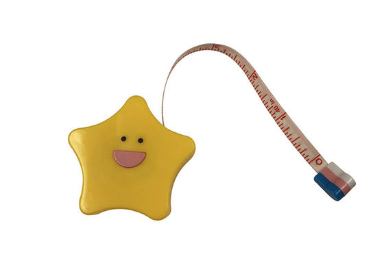 Plastikschneider Soft Tape Measure für starkes Werbungsgeschenk des Körper-nettes Stern-14mm