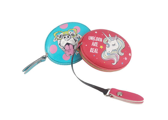 Ellipsen-Stoff-Maßband marmorn 18mm starkes Werbungsgeschenk