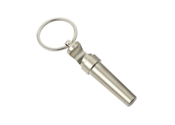 Multifunktionsschlüsselkettenmetallflaschen-Öffner-Schlüssel-Halter-Silber 17mm