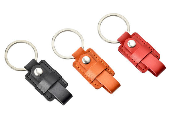 Zink-Legierungs-Rahmen-Auto-Schlüssel-Ring Holder Braided PU-echter lederner Schlüsselhalter
