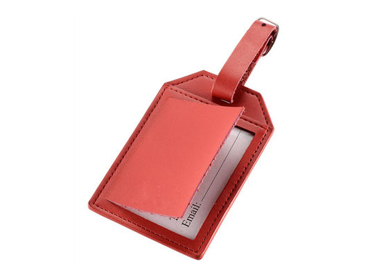 Guter Preis 105mm Rechteck PU-Leder-Reise-Koffer etikettiert einzigartiges Gepäck mit Schnallen-Bügel 12g Online