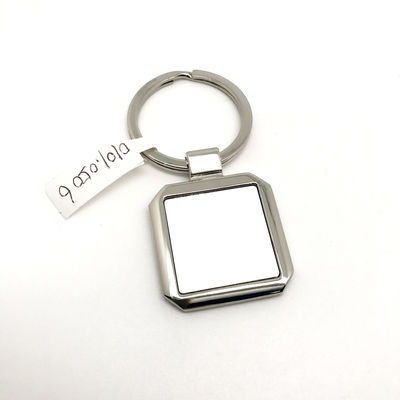 Guter Preis OEM/ODM verfügbar Silbermetall-Schlüsselhalter mit individuellem Logo für Geschäftsanforderungen Online