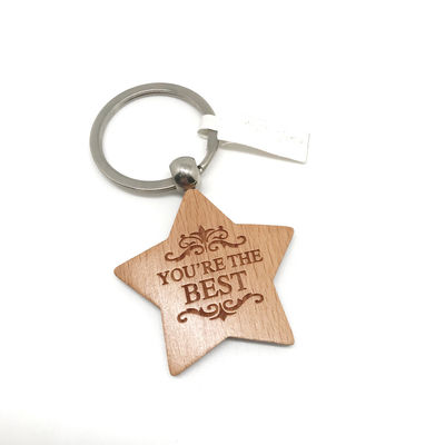 Guter Preis Gravierter Schlüsselhalter aus Holz, persönlich für umweltfreundliche Geschenke Online