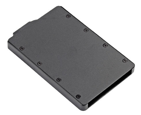Guter Preis RFID-Kreditkarten-Geldbörse Klassiker PU / Aluminium-Organisator mit Nähen Online