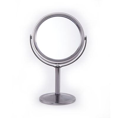 Guter Preis Rundes silbernes Kosmetik-Tischspiegel mit verstellbarem Design Online