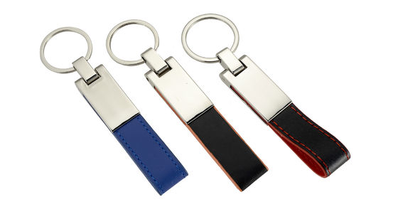 Guter Preis Schlüsselketten aus Leder mit individuellem Muster für die Bequemlichkeit und den Stil der Schlüsselhalter Online