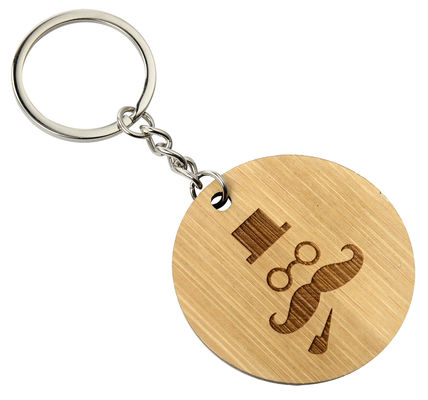 Guter Preis 2-10mm Stärke Holz Schlüsselanhänger Gravur für Firmenveranstaltungen Personalisierung Dekoration Online