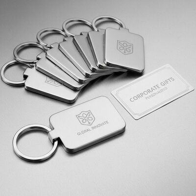 Guter Preis Zinklegierung Metall Schlüsselanhänger Halter mit individuellem Logo, ideal für Firmengeschenke und personalisierte Schlüsselanhänger-Anforderungen Online