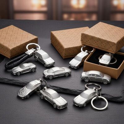 Guter Preis Zinklegierung Custom Car Keychains Langlebiger stilvoller Schlüsselhalter Ideal für Geschenke Firmenveranstaltungen und Fahrzeugzubehör Online