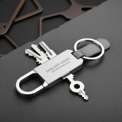 Guter Preis Dauerhafter Metall Schlüsselhalter Zinklegierung OEM ODM Ausgezeichnete Wahl für Firmengeschenke und kundenspezifische Schlüsselkettenproduktion Online