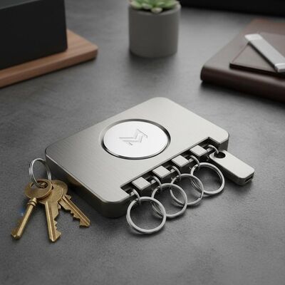 Guter Preis Langlebiger Schlüsselanhängerhalter aus Metall mit individuellem Logo, perfekt für Firmengeschenke und Artikel, bietet praktische Schlüsselorganisation Online