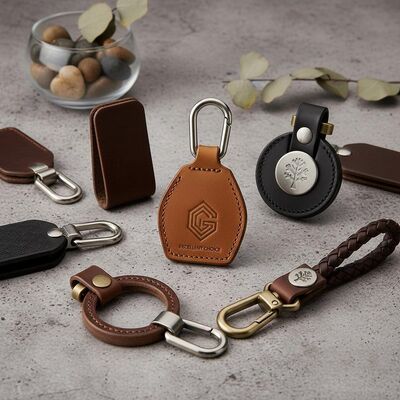 Guter Preis Dauerhafte Lederschlüsselbügel Schlüsselkette Ausgezeichnete Wahl für Firmengeschenke Geschenke und benutzerdefinierte Logoanwendungen Online