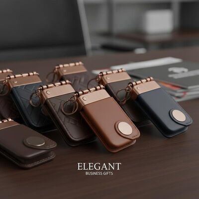 Guter Preis Customisierte Lederschlüsselhalter Schlüsselhalter Elegantes Design perfekt für Geschäftsgeschenke Firmen und Marketingkampagnen Online