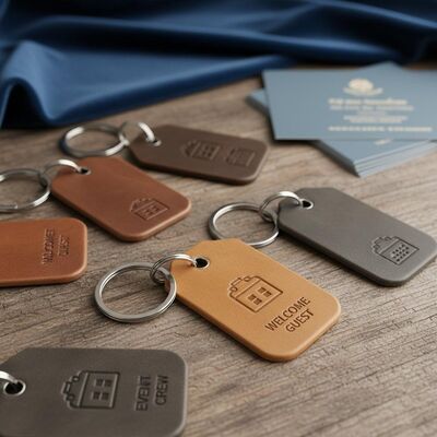 Guter Preis Schlüsselanhänger Leder Schlüsselanhänger Personalisiert Leder Schlüsselanhänger Geeignet für die Hotellerie und Eventplaner Online