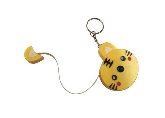 Guter Preis Nette Tiger Retractable Tape Measure-ABS Plastikschneider Animal Metal Online