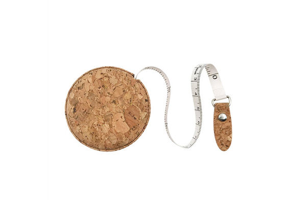 Guter Preis Nähendes messendes Band 55*55*15mm ODM Cork Retractable Tape Measure Cloth Online