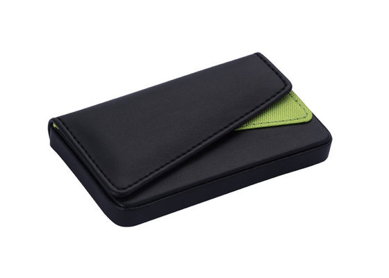 Guter Preis PU Leather Name Card Holder Rectangle Magnetic Business Card Holder Online
