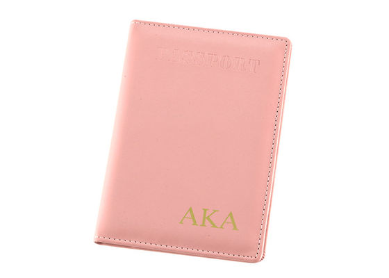 Guter Preis Pass-Halter-Abdeckung personifizierte Pass-Geldbörse Rosa PUs lederne Online