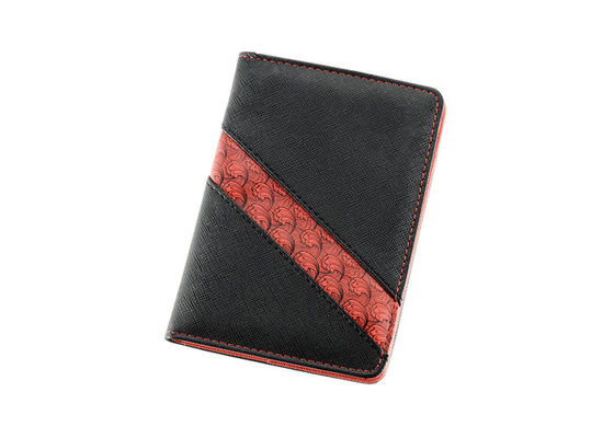 Guter Preis Schwarzer Reise-Pass-Halter personifiziertes Quermuster PU-Leder Online
