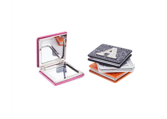 Guter Preis Metall-ABS kosmetischer Taschen-Spiegel-Siebdruck, der Logo Souvenir Gift druckt Online